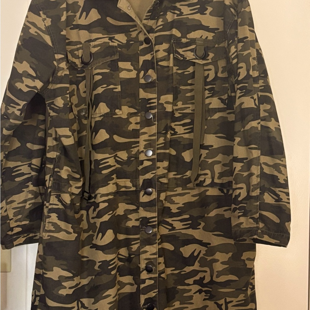 Army Fatigue Full Length Jacket